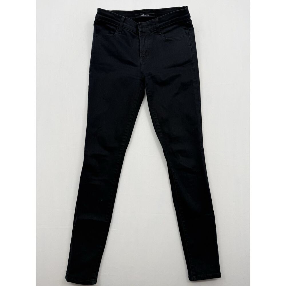 J Brand Jeans Womens 28‎ Black Super Skinny Straight odyssey